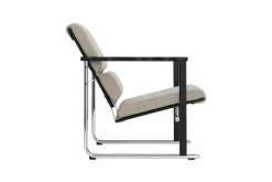 Experiment 502 loungefåtölj Black-light beige