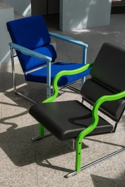 Experiment 501 loungefåtölj Green-ultramarine