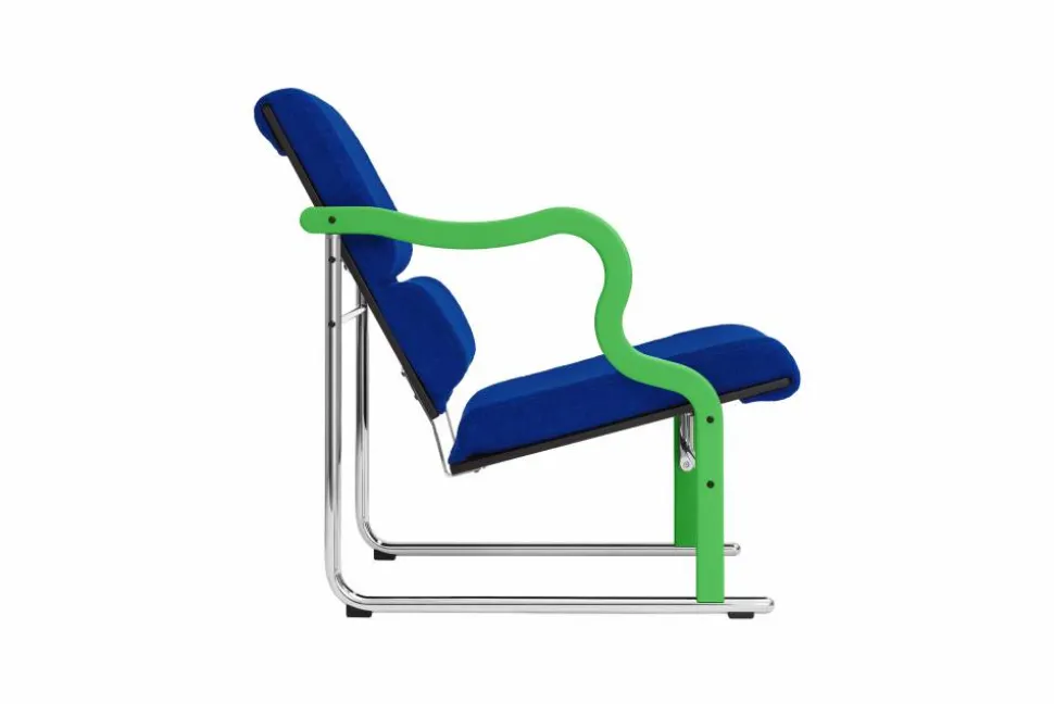 Experiment 501 loungefåtölj Green-ultramarine