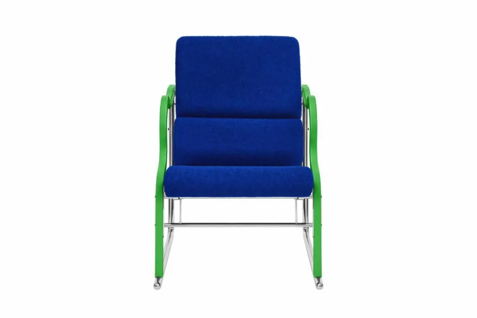 Experiment 501 loungefåtölj Green-ultramarine