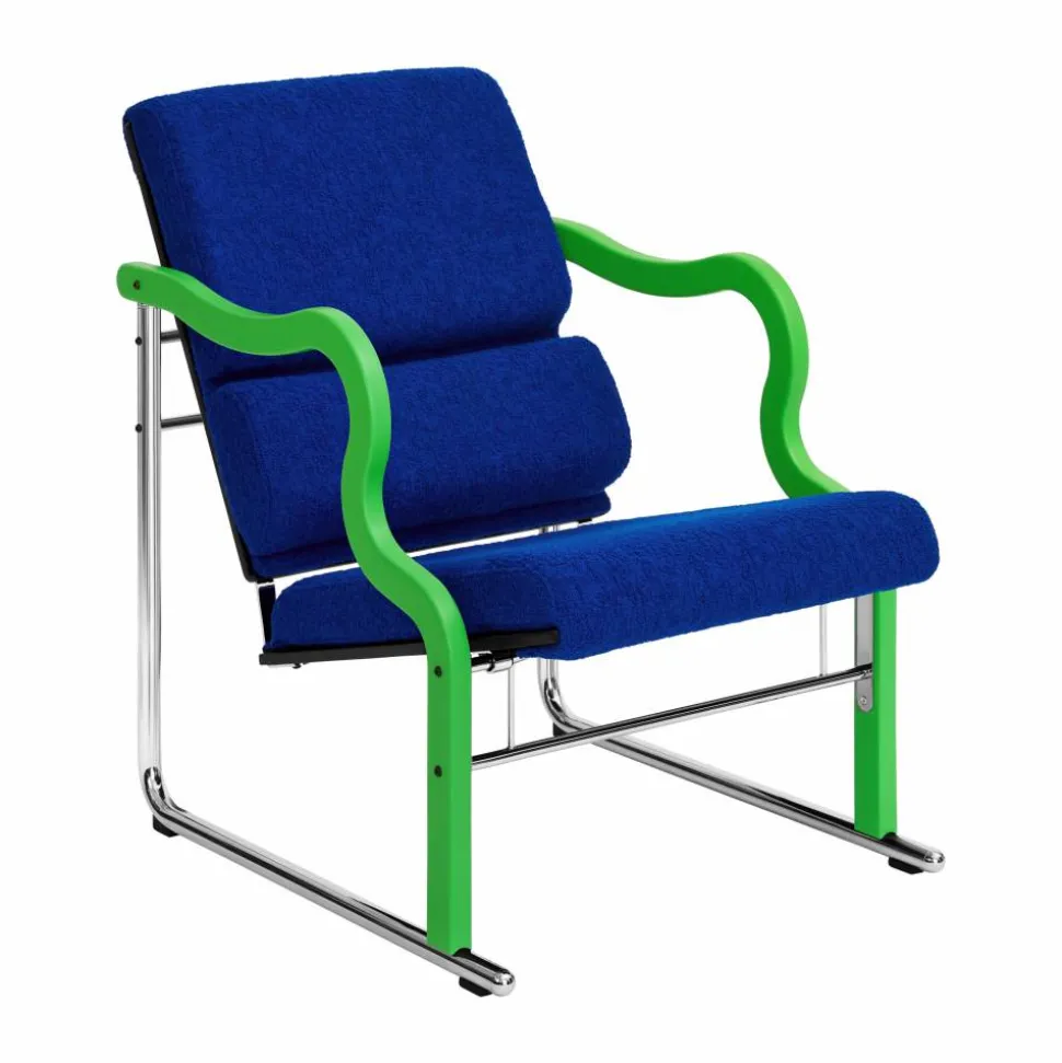 Experiment 501 loungefåtölj Green-ultramarine