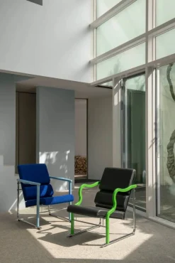 Experiment 501 loungefåtölj Green-ultramarine