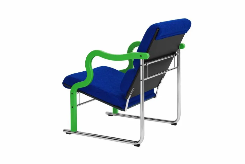 Experiment 501 loungefåtölj Green-ultramarine