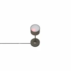 Farol mini LED-lampa 19 5 cm Burned Metal