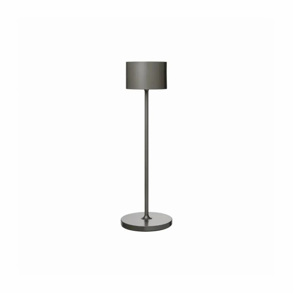 Farol mobil LED-lampa 33 cm Burned Metal