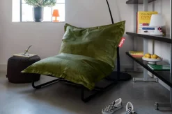 Fatboy Original Slim Velvet sittsäck Recycled deep green