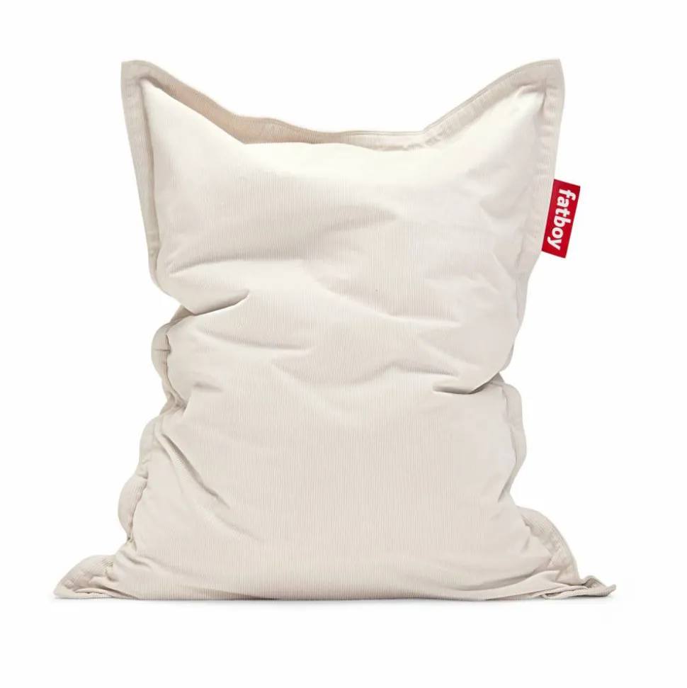Fatboy recycled original slim cord sittsäck 155x120 cm Cream