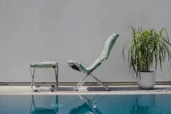 Fiesta Soft solstol Sage green-aluminium