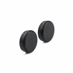 Flex Button knoppar till magnetlist 2-pack Svartbetsad ek