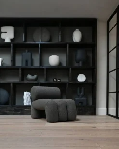 Foku Chair loungefåtölj Deep taupe