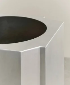 Funki kruka L 52 cm Brushed Aluminium