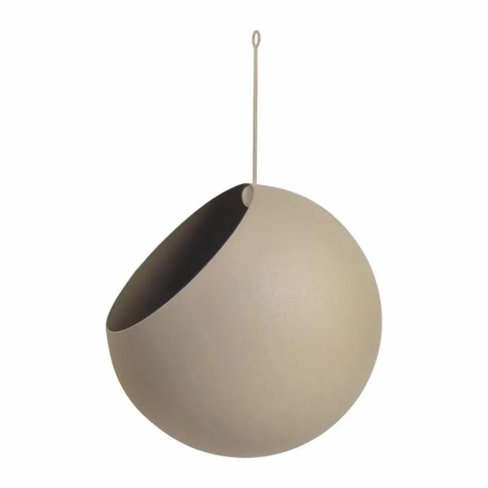 GLOBE hängande kruka Ø21 cm h32 cm Taupe