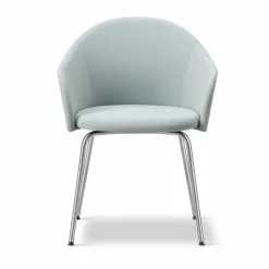 Gomo Armchair karmstol tube base Mylla 811-rostfritt stål