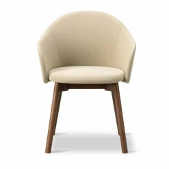 Gomo Armchair karmstol wood base Mylla 221-rökbetsad lackad ek
