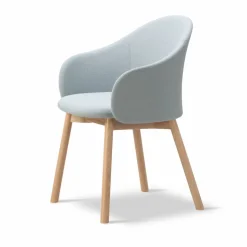Gomo Armchair karmstol wood base Mylla 811-lackerad ek