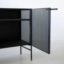 Grid sideboard black