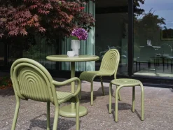 Groove cafébord runt - Moss Ø70 cm