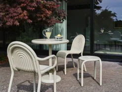 Groove cafébord runt - Putty Ø70 cm