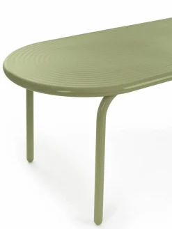Groove Obround matbord - Moss 86x186 cm