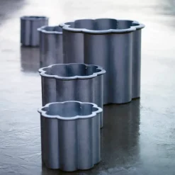 Gråsippa kruka Aluminium sandgjuten no. 2 Ø41 cm