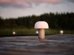 Harvest Moon bordslampa portabel 22 cm Warm grey