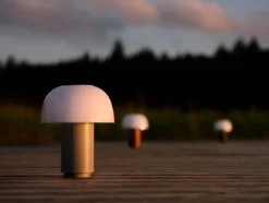Harvest Moon bordslampa portabel 22 cm Warm grey