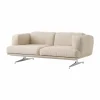 Inland AV22 soffa 2-sits Clay 0011-polished aluminium
