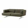 Inland AV22 soffa 2-sits Clay 0014-polished aluminium
