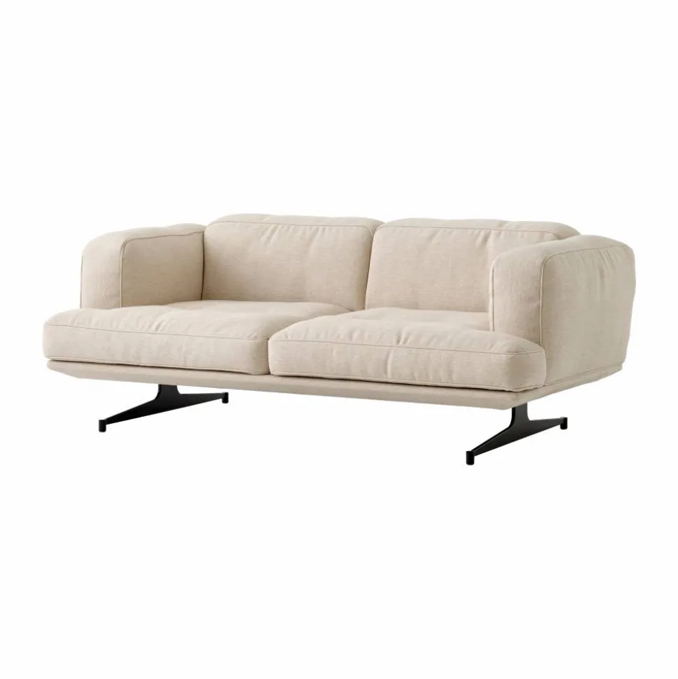 Inland AV22 soffa 2-sits Clay 0011-warm black
