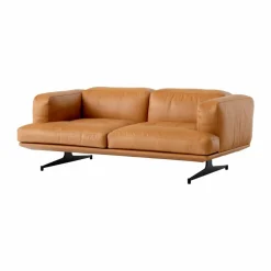 Inland AV22 soffa 2-sits Noble läder cognac-warm black