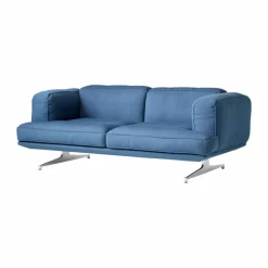 Inland AV22 soffa 2-sits Vidar 733-polished aluminium