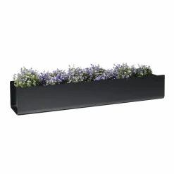 Jorda balkonglåda Svart 100 cm