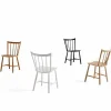 J41 stol Black lacquered beech