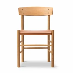 J39 stol Oljad ek-läder Omni 307 cognac