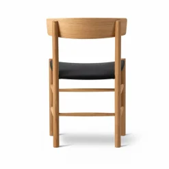 J39 stol Oljad ek-svart canvas