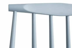 J77 stol Slate blue lacquered beech