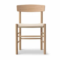 J39 stol Såpad ek-natur canvas