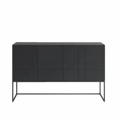 Kilt Light 137 sideboard char grey 3 dörrar