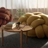 Knot kudde XL Ochre