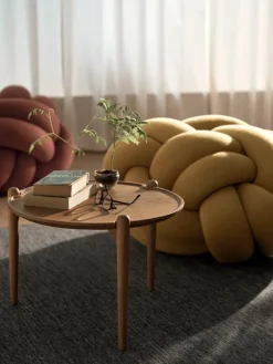Knot kudde XL Ochre