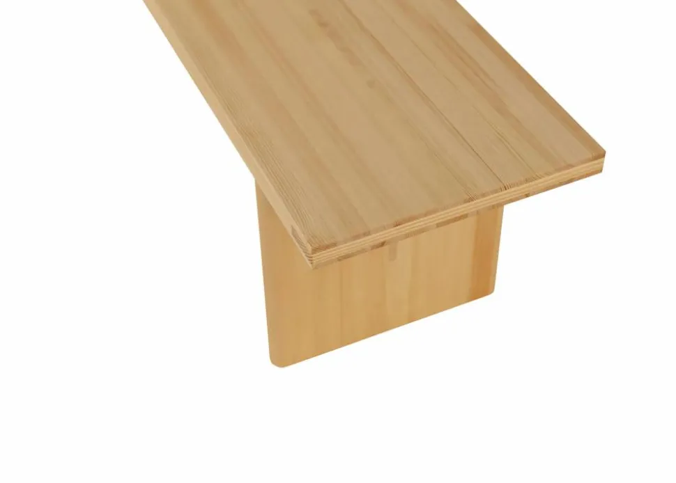 012 Kolmio Bench bänk Matt oljevaxad furu 176x42x45 cm