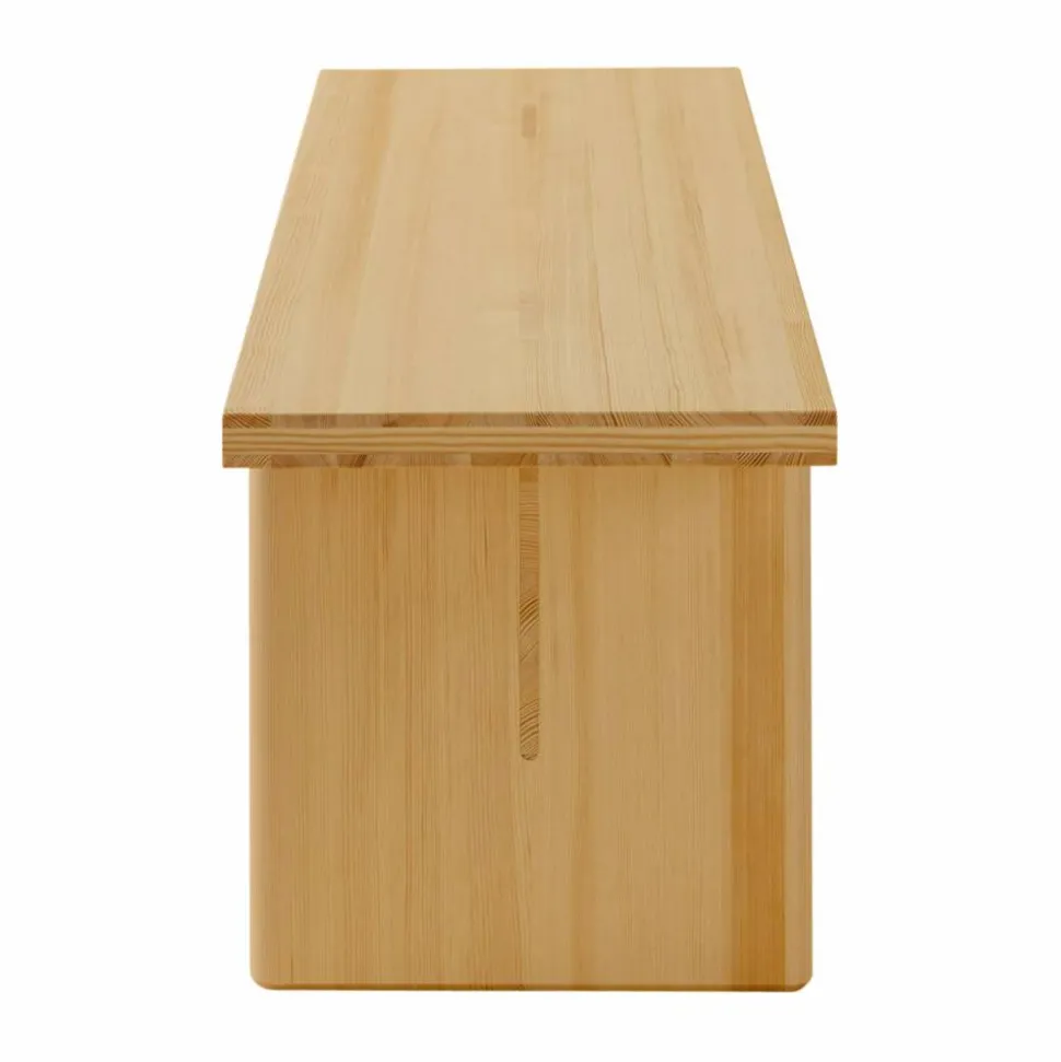 012 Kolmio Bench bänk Matt oljevaxad furu 176x42x45 cm