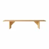 012 Kolmio Bench bänk Matt oljevaxad furu 227x42x45 cm