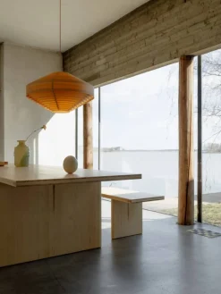 012 Kolmio Dining Table bord Matt oljevaxad furu 227x95x72 cm