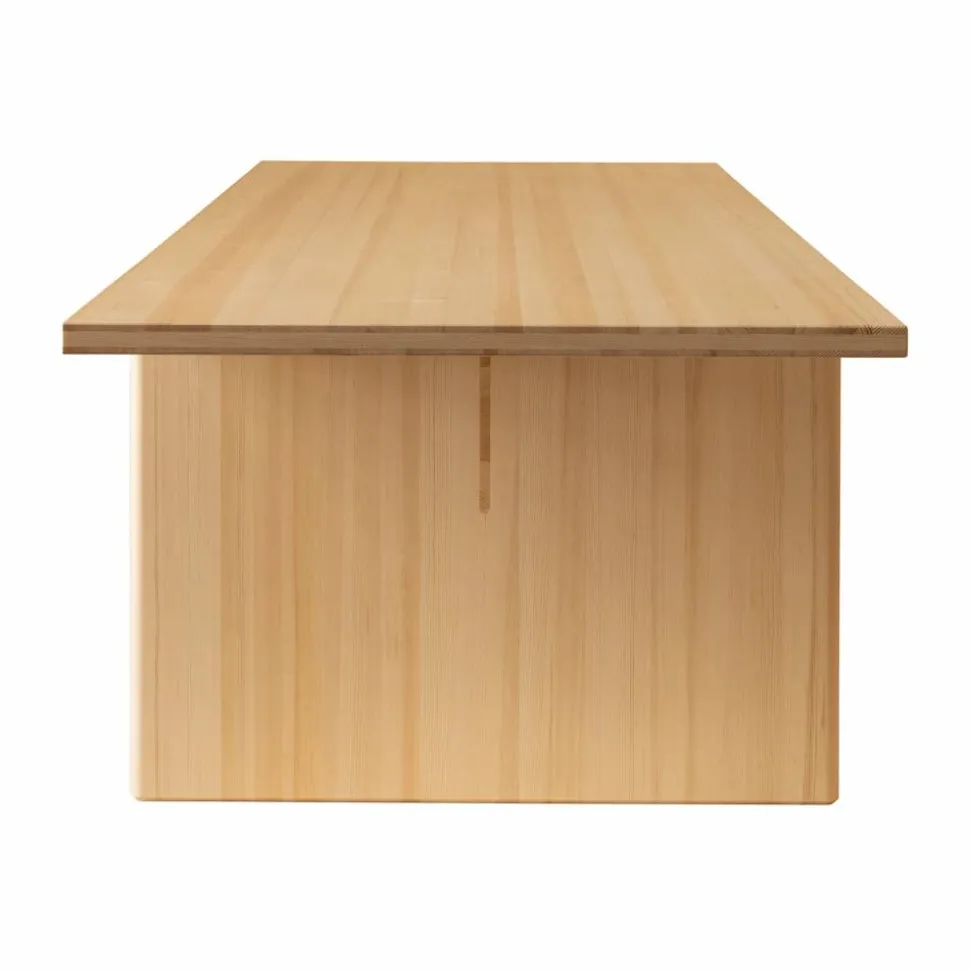 012 Kolmio Dining Table bord Matt oljevaxad furu 305x99x72 cm