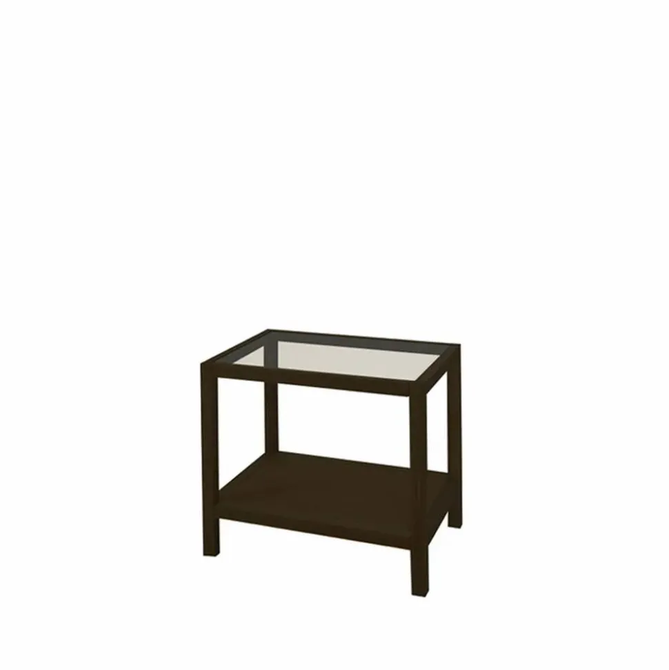 2000 lampbord ek mörk bets 1 glasskiva