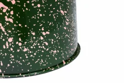 Last pall Ø32x44 cm Green-pink splatter