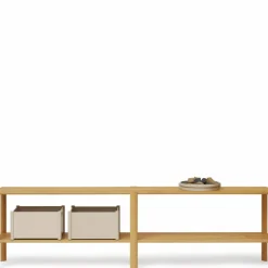 Leaf hylla 2 hyllplan 57x200 cm Ek