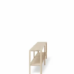 Leaf hylla 2 hyllplan 57x200 cm Vit ek