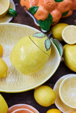 Lemon skål med lock Ø11x14 5 cm